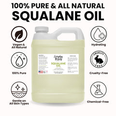 Everyday Beauty huile-squalane application-cheveux: nutrition légère et brillance saine.