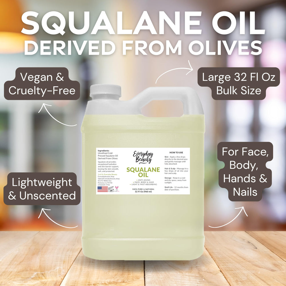Everyday Beauty huile-squalane application-visage: hydratation rapide et douceur durable.