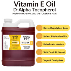 Everyday Beauty huile vitamine E, application visage, hydrate et apaise