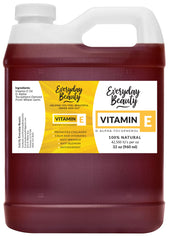 Everyday Beauty huile vitamine E, bouteille ambrée, hydratation en profondeur pour peau et cheveux