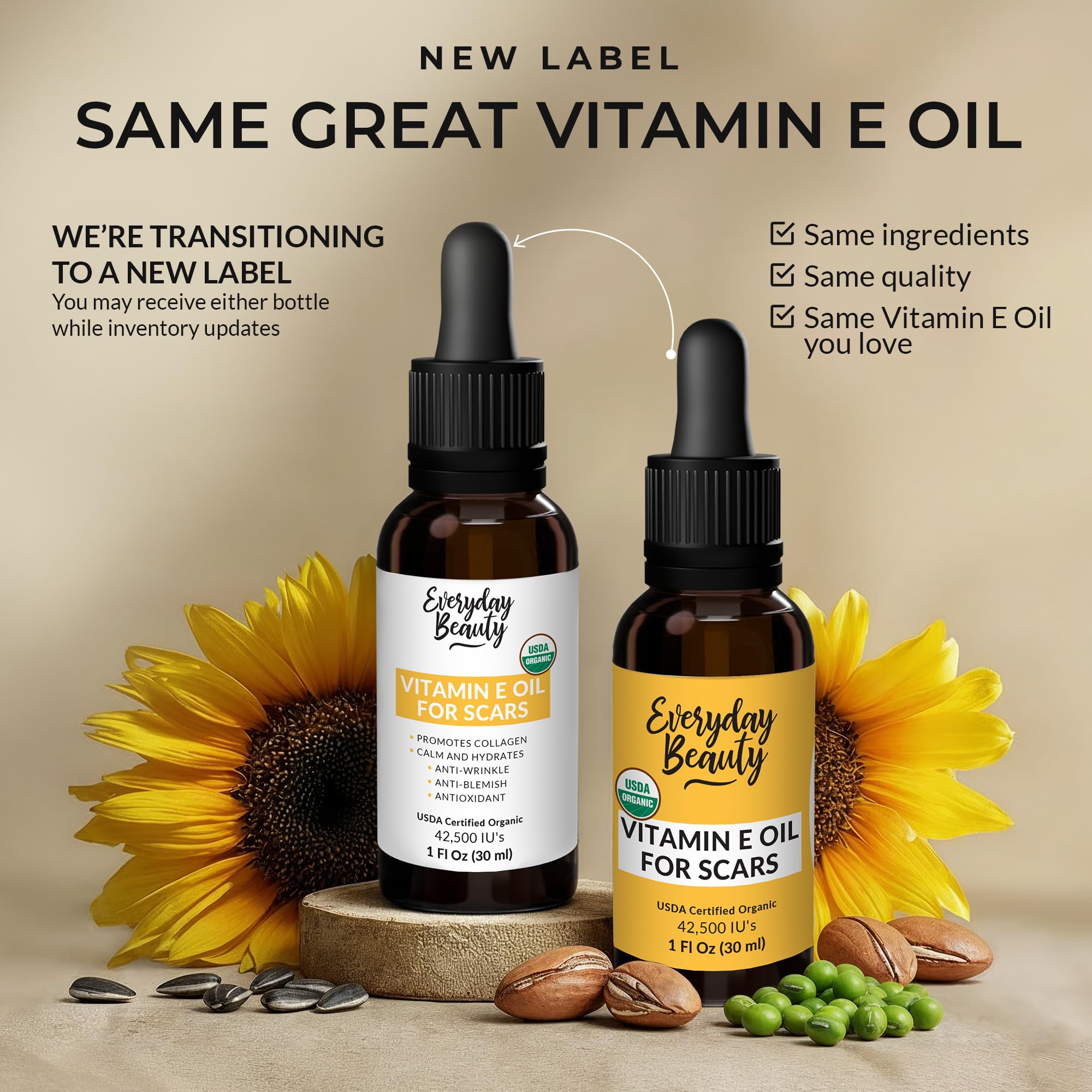 Everyday Beauty huile vitamine E – utilisation soins faits maison