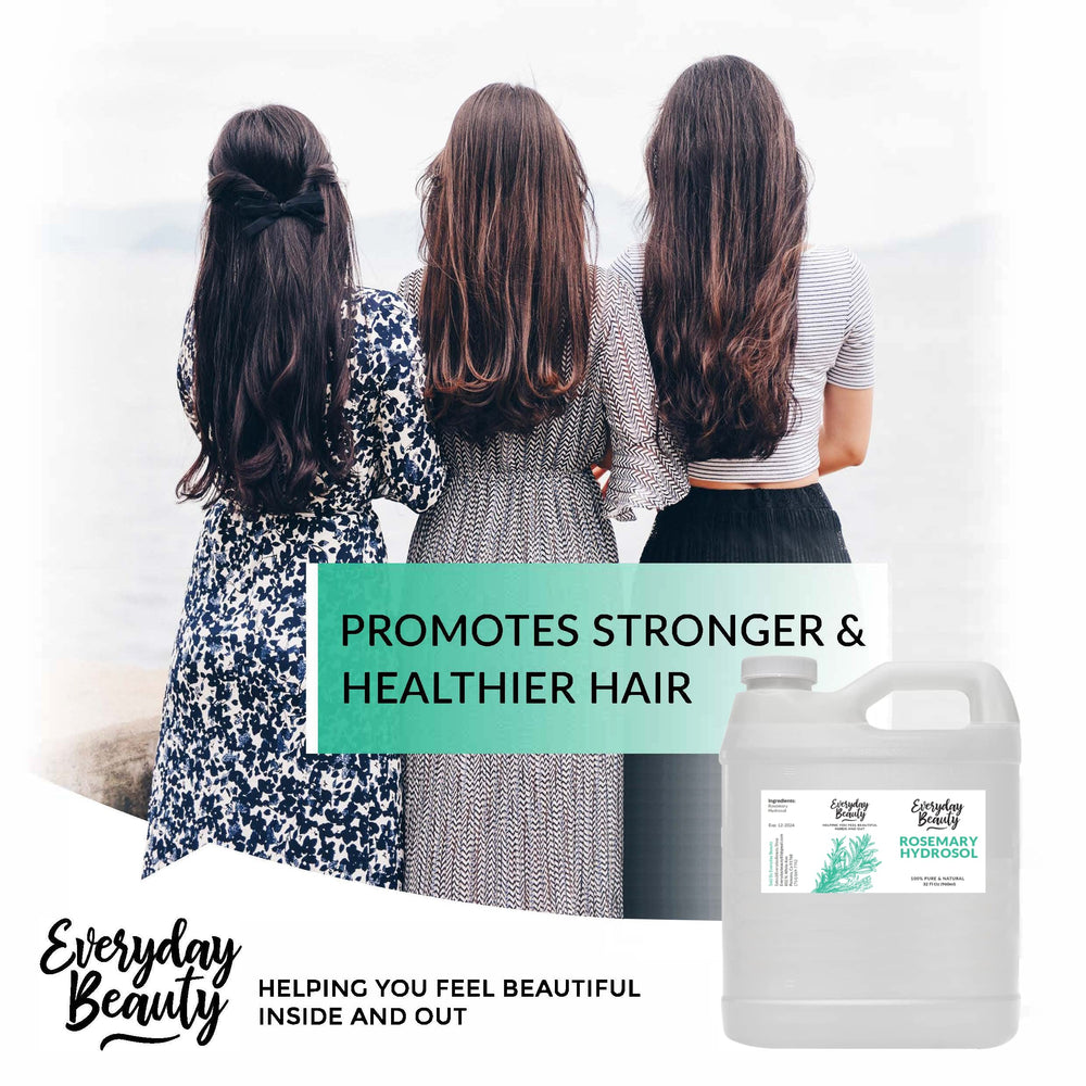 Everyday Beauty Rosemary Hydrosol, brume apaisante pour cuir chevelu et cheveux après shampooing.