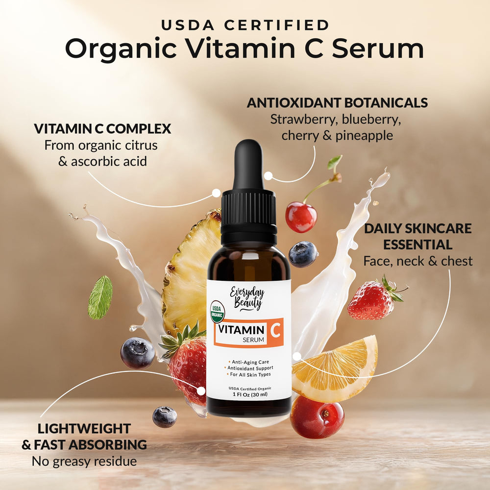 Sérum Everyday Beauty vitamine C visage – pipette pour une application précise