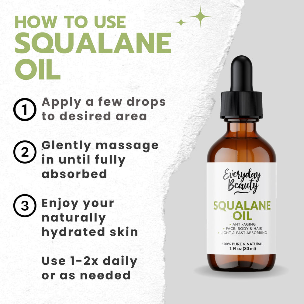 Everyday Beauty Squalane – emballage verre écologique préserve la pureté