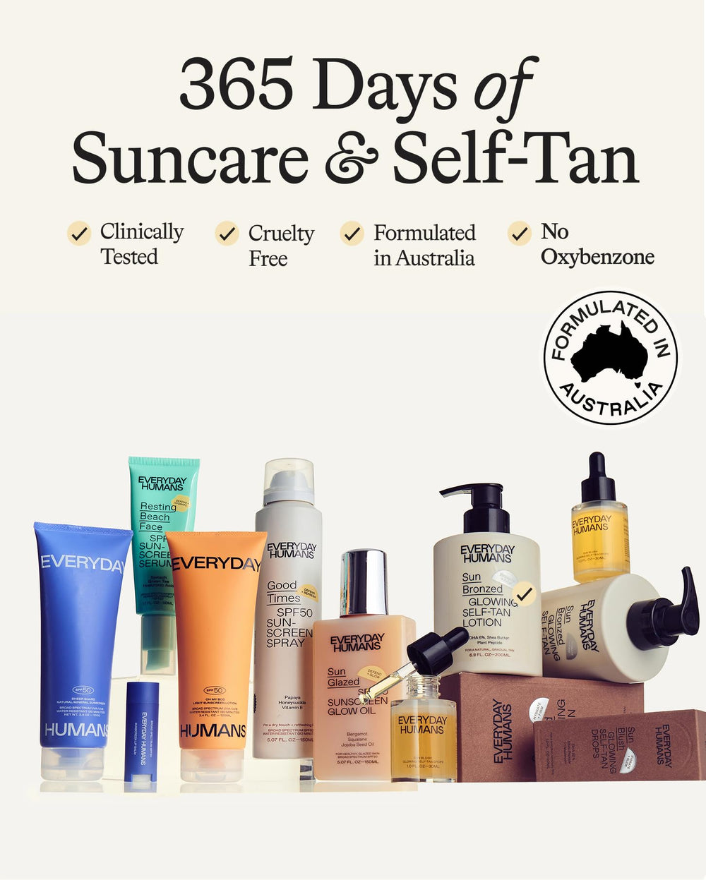 Oh My Bod SPF50 fabriqué en Australie, qualité et sécurité garanties