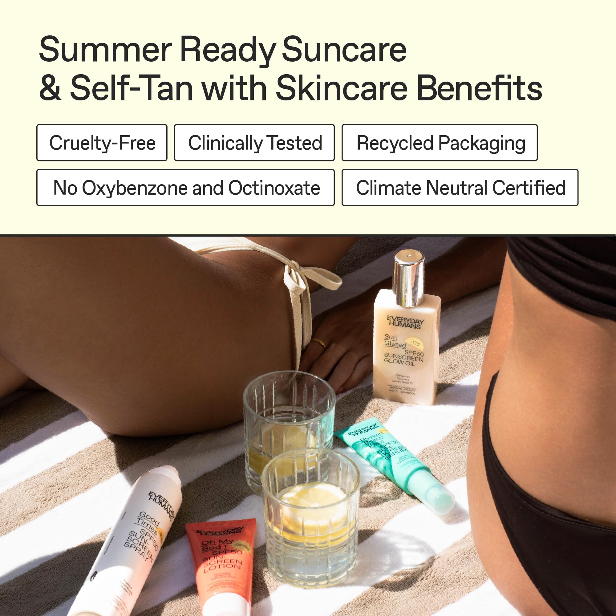 Oh My Bod SPF50 – format voyage TSA, pratique pour les déplacements.