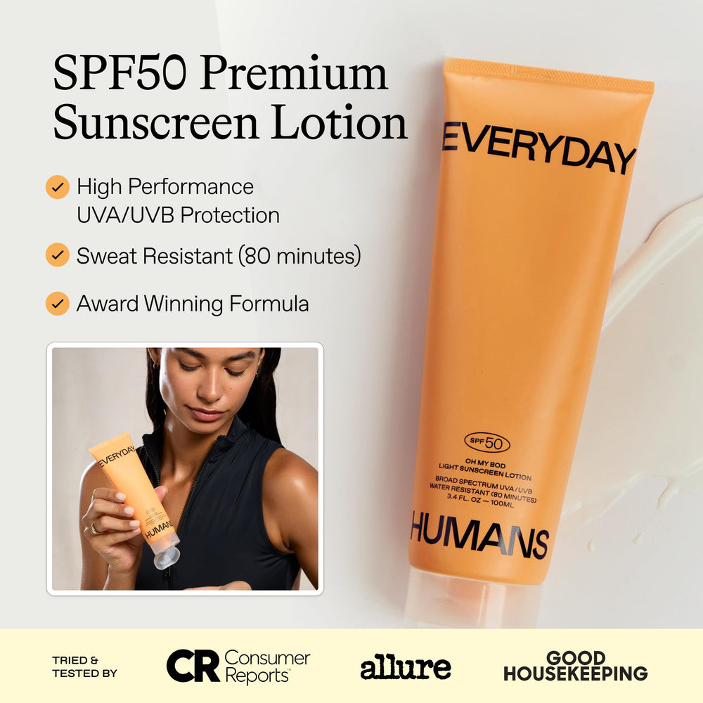 Oh My Bod SPF50 format voyage ultra léger pour emporter en main