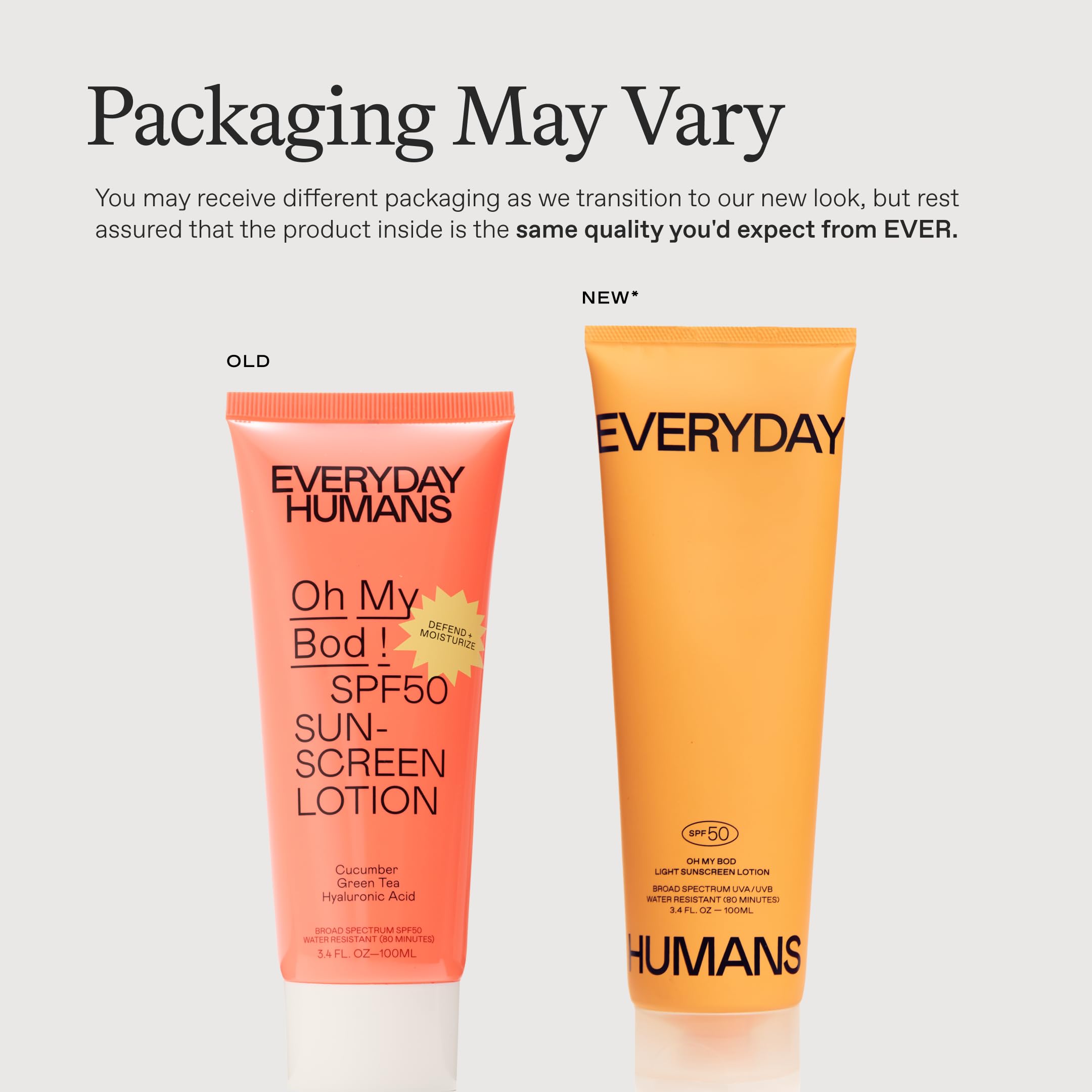Oh My Bod SPF50 formule sans sting, utile pour visage et corps