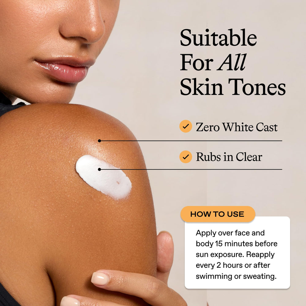 Oh My Bod SPF50 sans oxybenzone et sans octinoxate, plus sûr pour peau