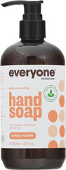 Everyone for Every Body savon mains abricot-vanille pompe, dosage pratique et hygiène rapide