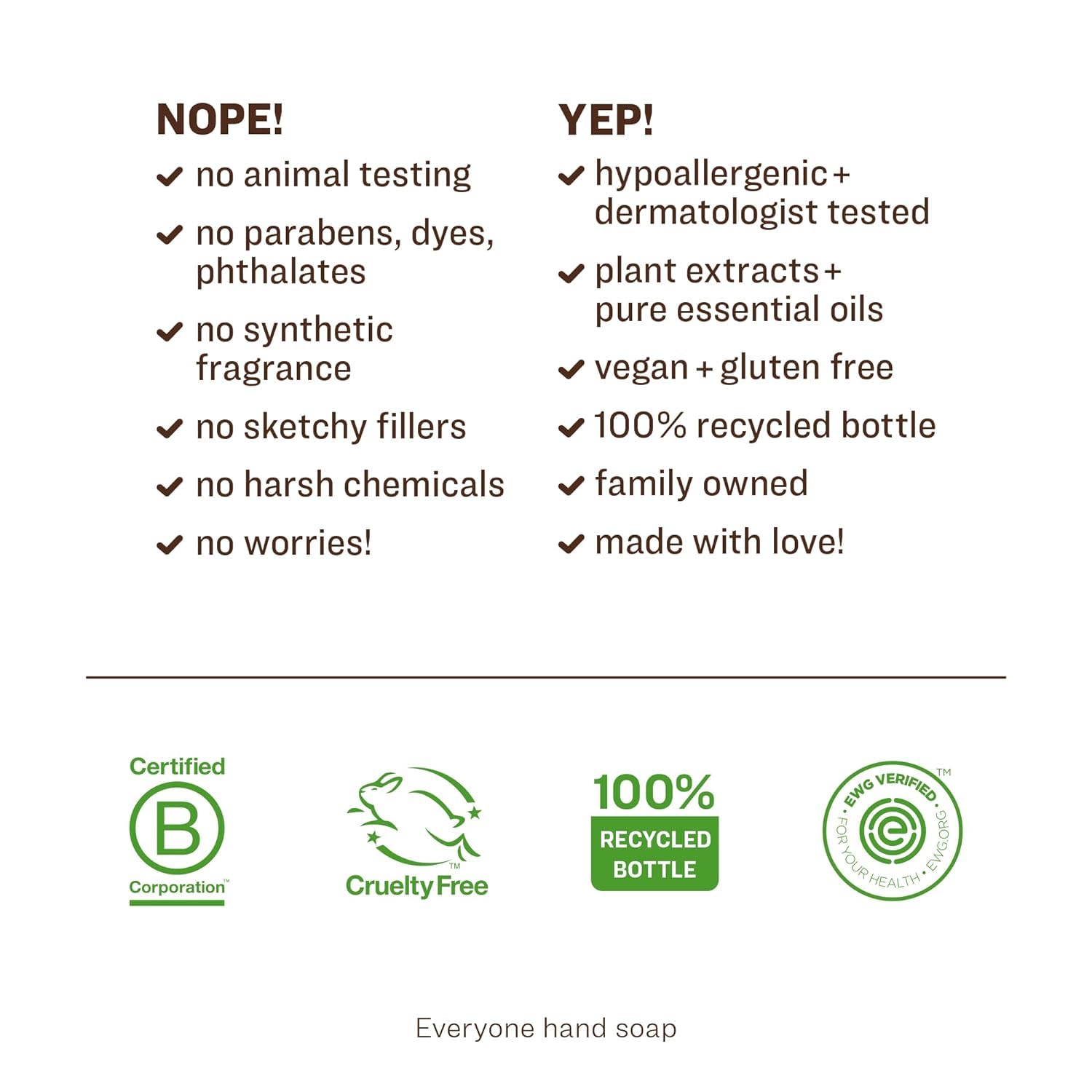 Formulation naturelle Everyone pour une routine saine