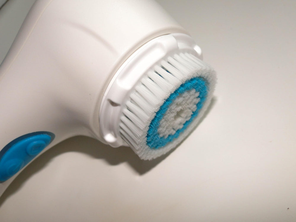 Tête brosse Evetree: peau rafraîchie après le brossage.