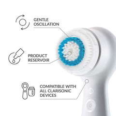 Brosse Evetree pour Clarisonic Mia 2, peau plus radieuse après nettoyage en profondeur.