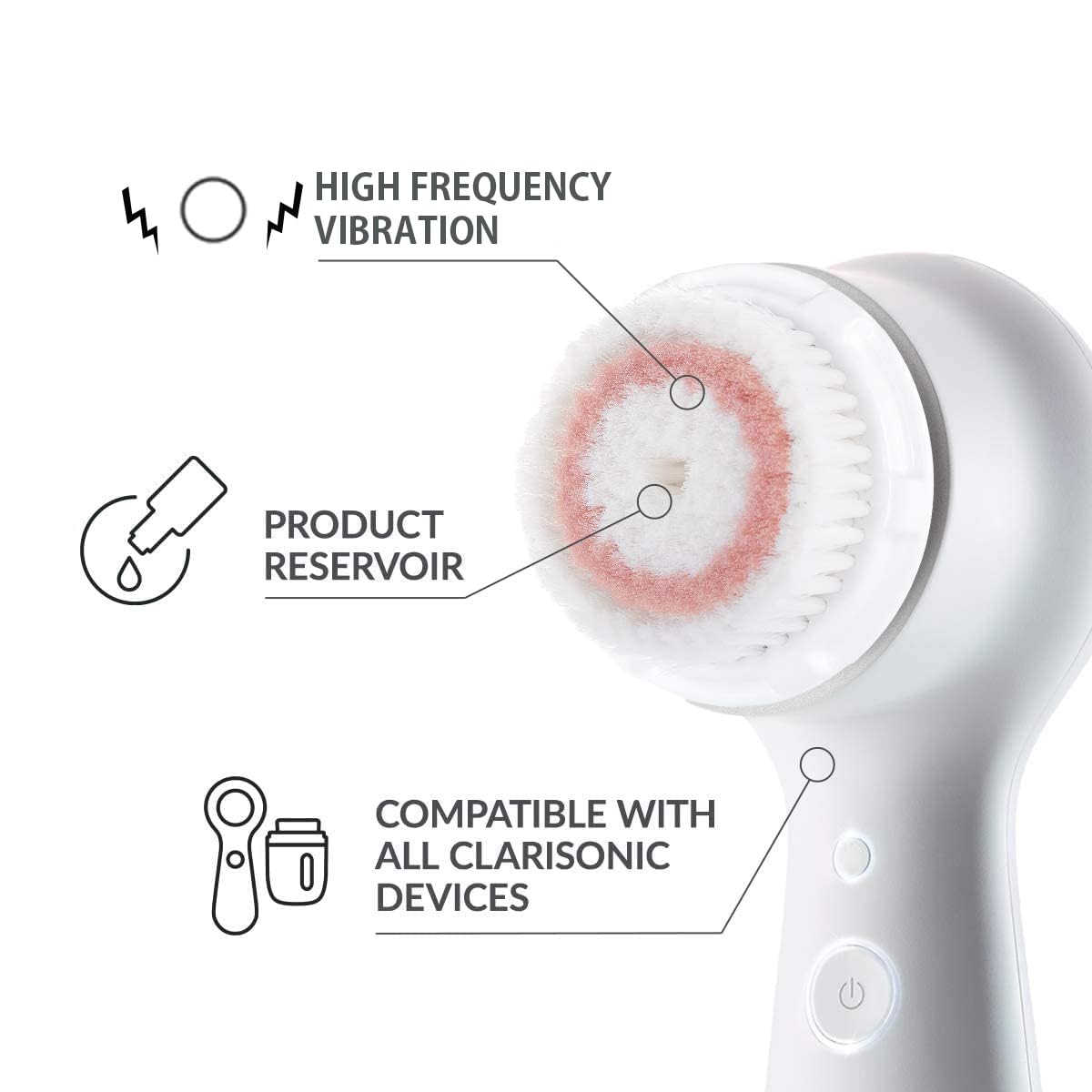 Tête Radiance Evetree pour Clarisonic Mia 2, nettoyage doux et efficace