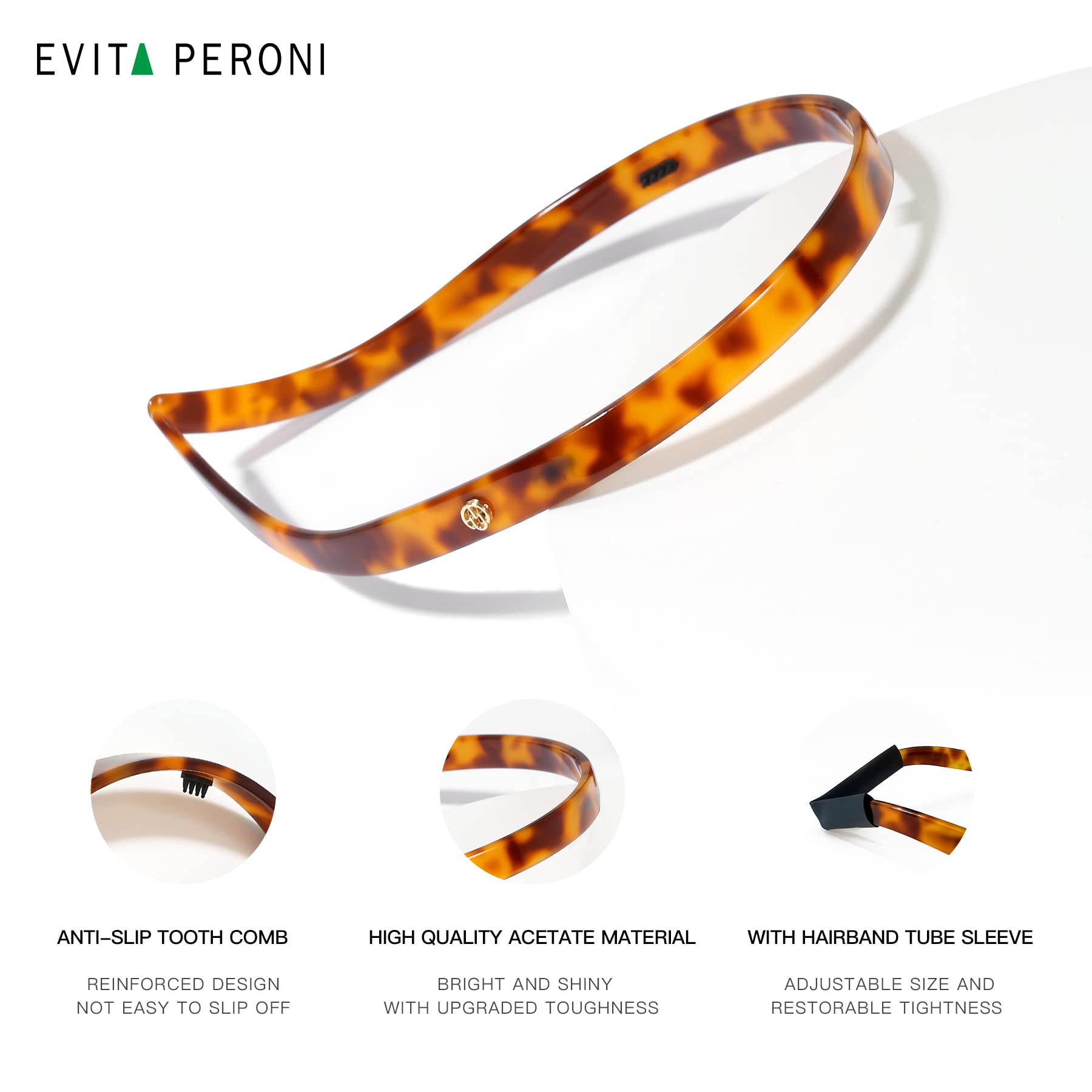 EVITA PERONI bandeau lunettes, adapté au sport léger