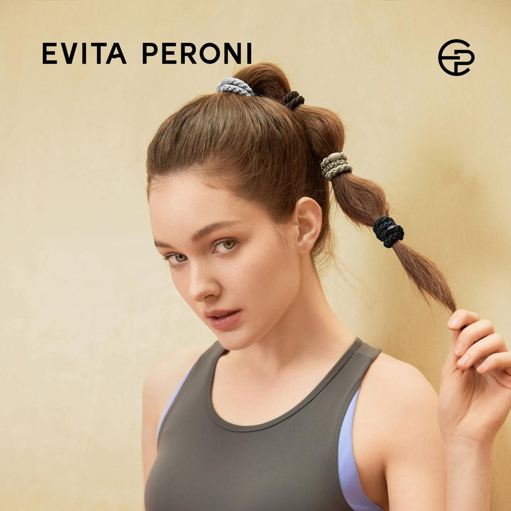 EVITA PERONI chouchou tissage élastique, maintien discret.