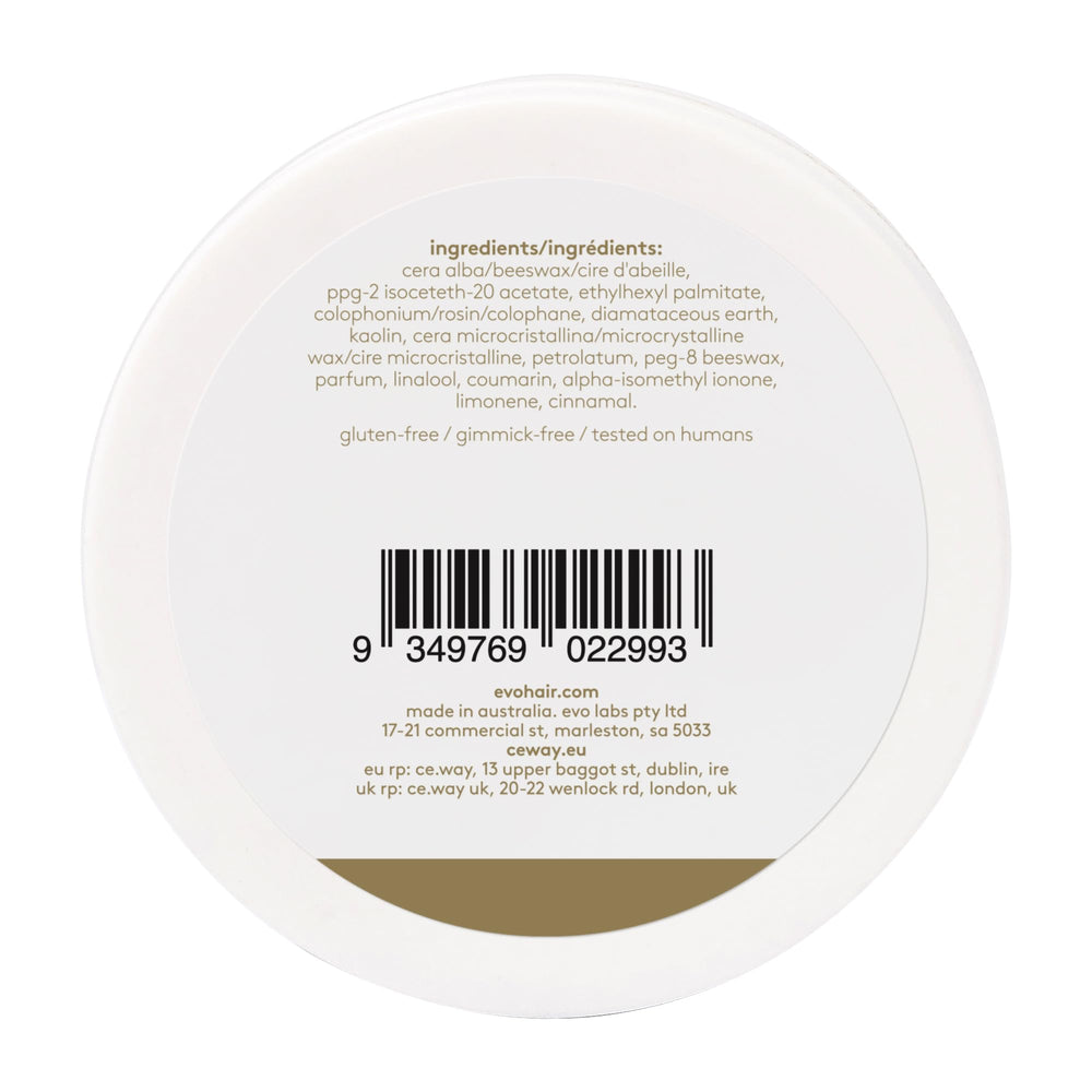 EVO Cassius argile coiffage tenue ferme fini mat pour styles durables
