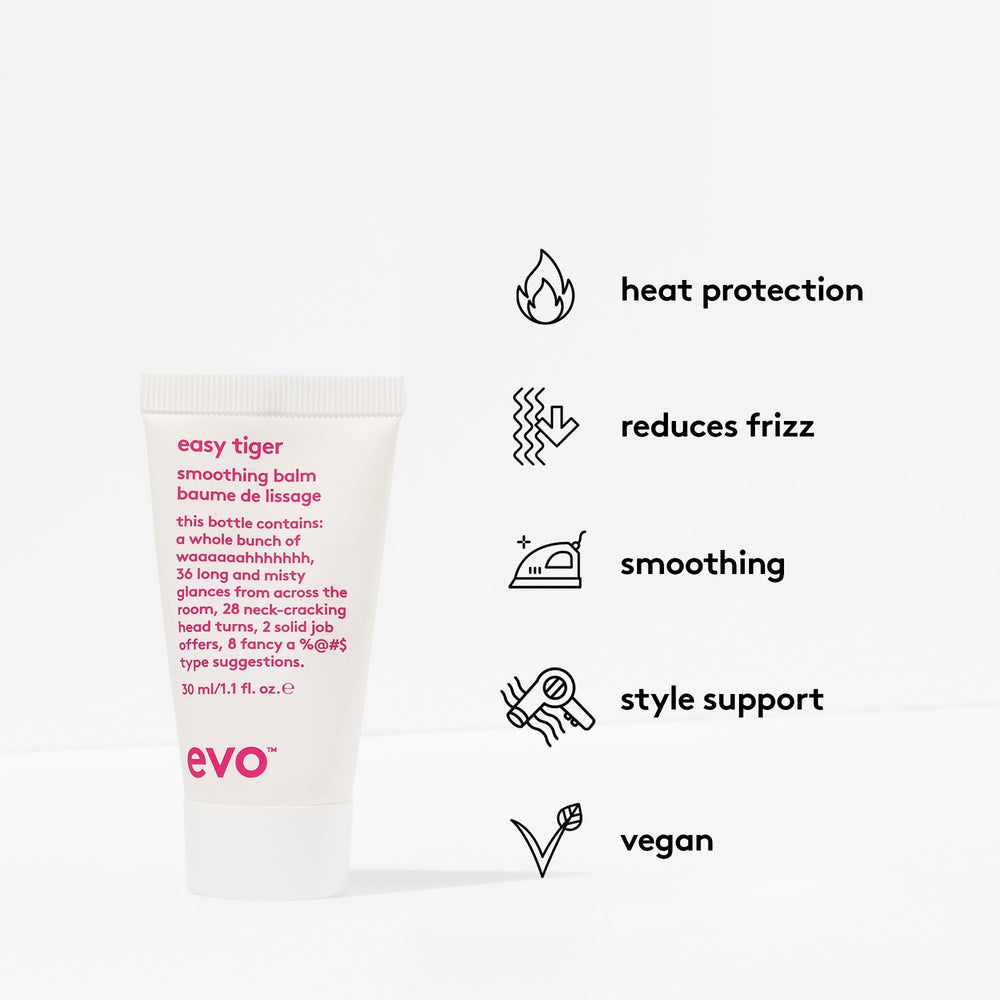 EVO Easy Tiger - brillance et douceur pour cheveux soyeux et faciles à coiffer.