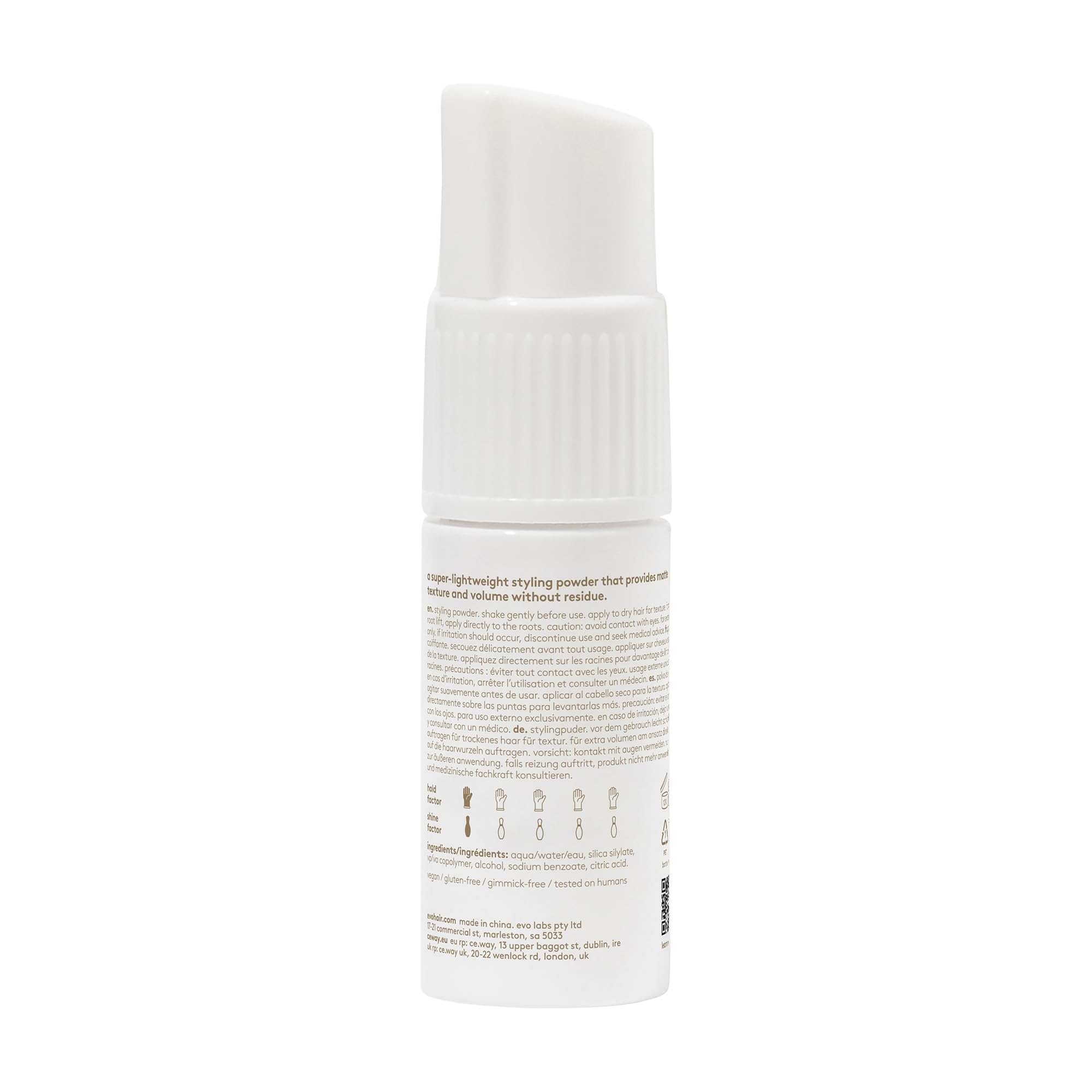 EVO Haze: volume et texture naturelle grâce à la poudre.
