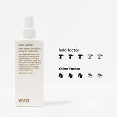 EVO Icon Welder : brillance douce et douceur qui magnifient les cheveux.