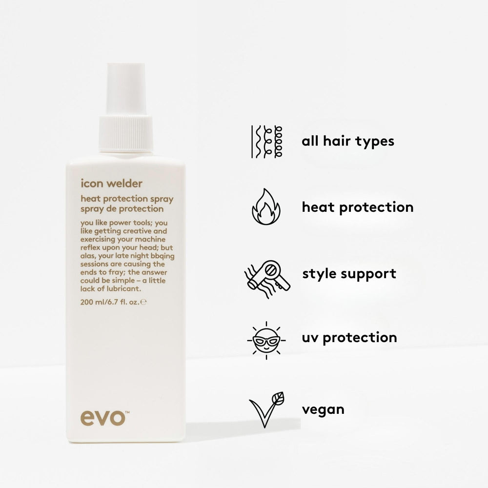 EVO Icon Welder : mémoire de forme et volume qui tiennent toute la journée.