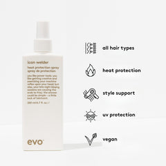 EVO Icon Welder : mémoire de forme et volume qui tiennent toute la journée.