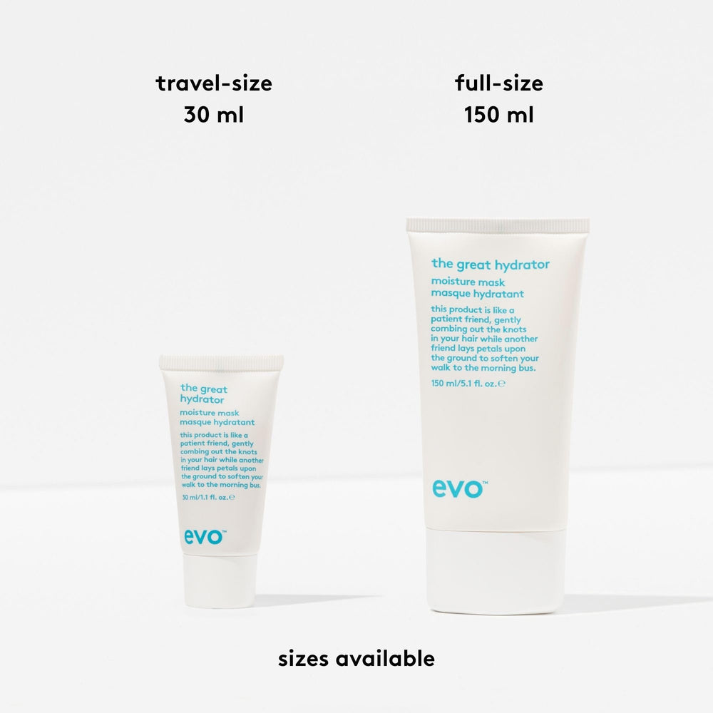 EVO Le Grand Hydrateur masque convient aux cheveux colorés nécessitant une hydratation.