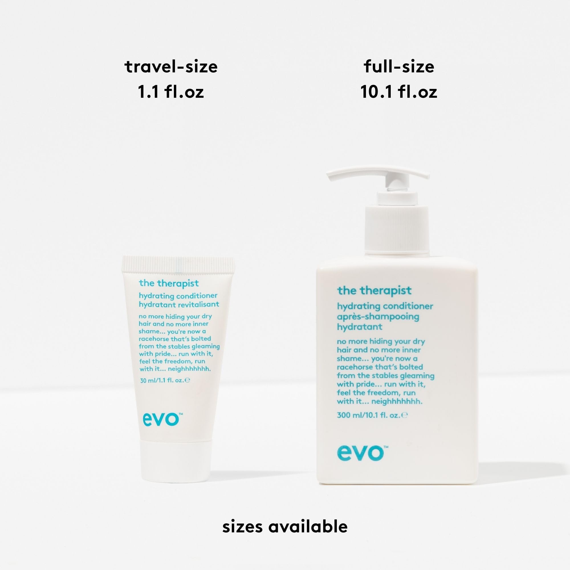 EVO Le Thérapeute Hydratant, cheveux démontrant protection des cuticules et humidité.