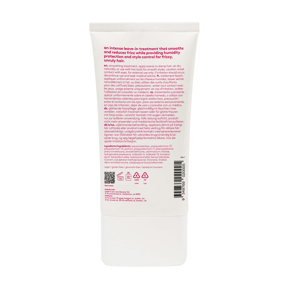Texture crémeuse du soin EVO Lockdown prête à démêler et lisser