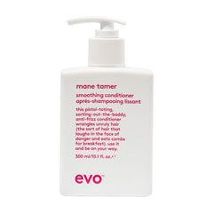 EVO Mane Tamer, bouteille-lissage : douceur accrue et brillance naturelle.