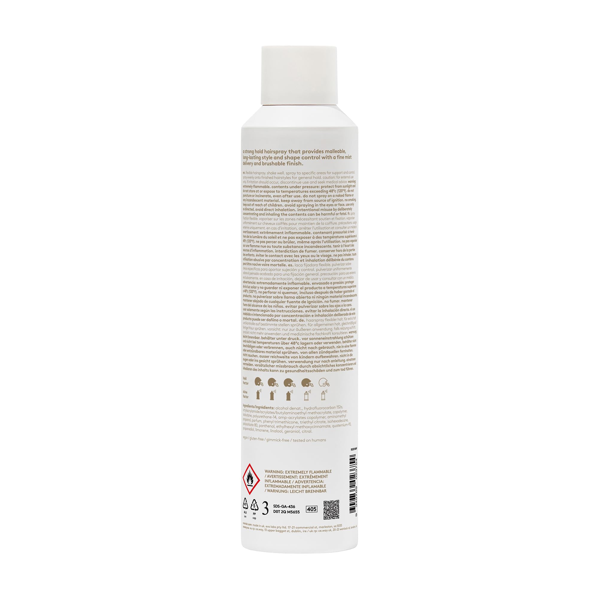 EVO Miss Malleable – brume fine pour une finition invisible et légère.
