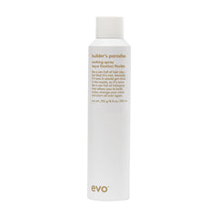 EVO Builder's Paradise Fixatif Coiffant, bouteille spray, tenue légère et modulable.