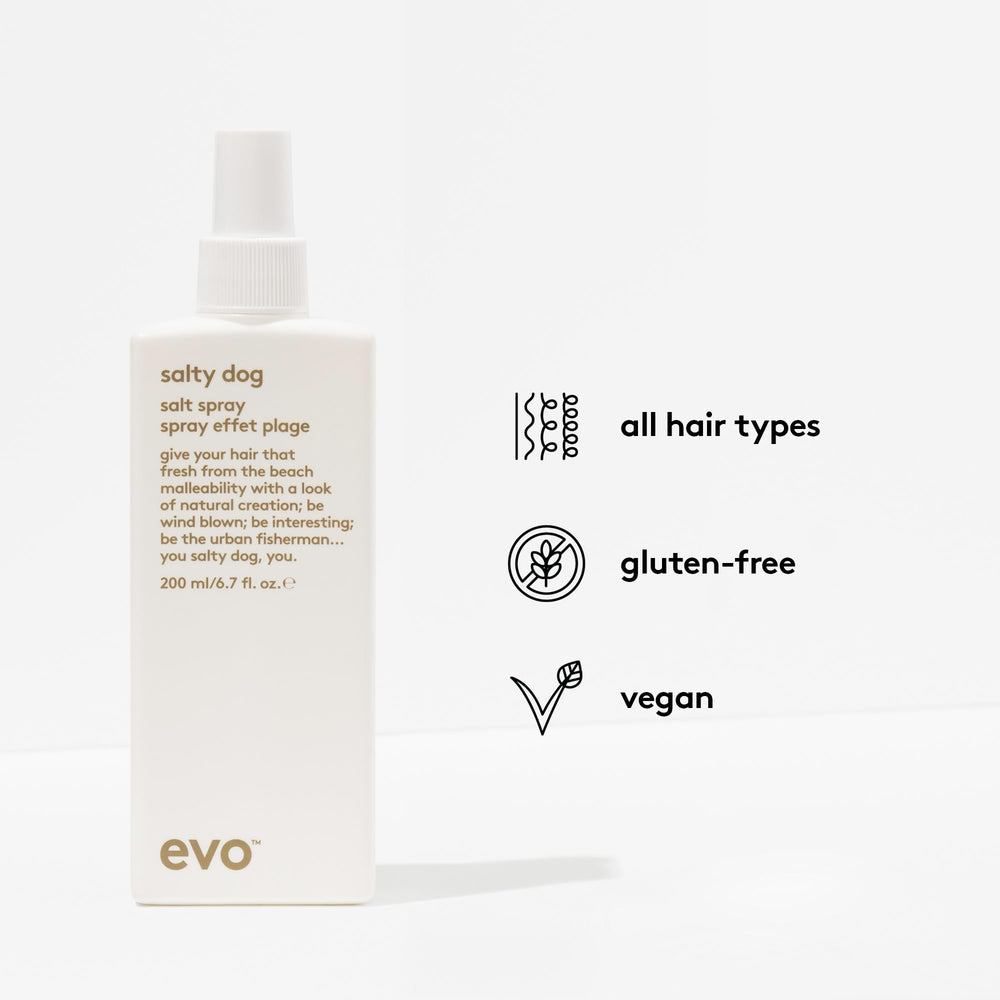 EVO Salty Dog: finition matte sur cheveux coiffés