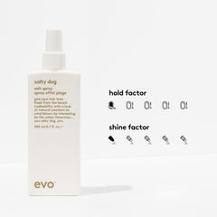 EVO Salty Dog: brume saline donnant texture plage naturelle