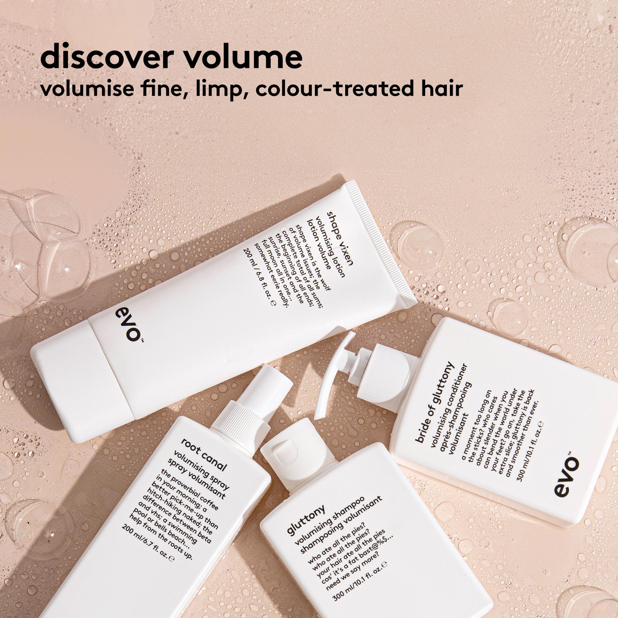 Les cheveux fins obtiennent texture et mouvement avec EVO Shape Vixen.