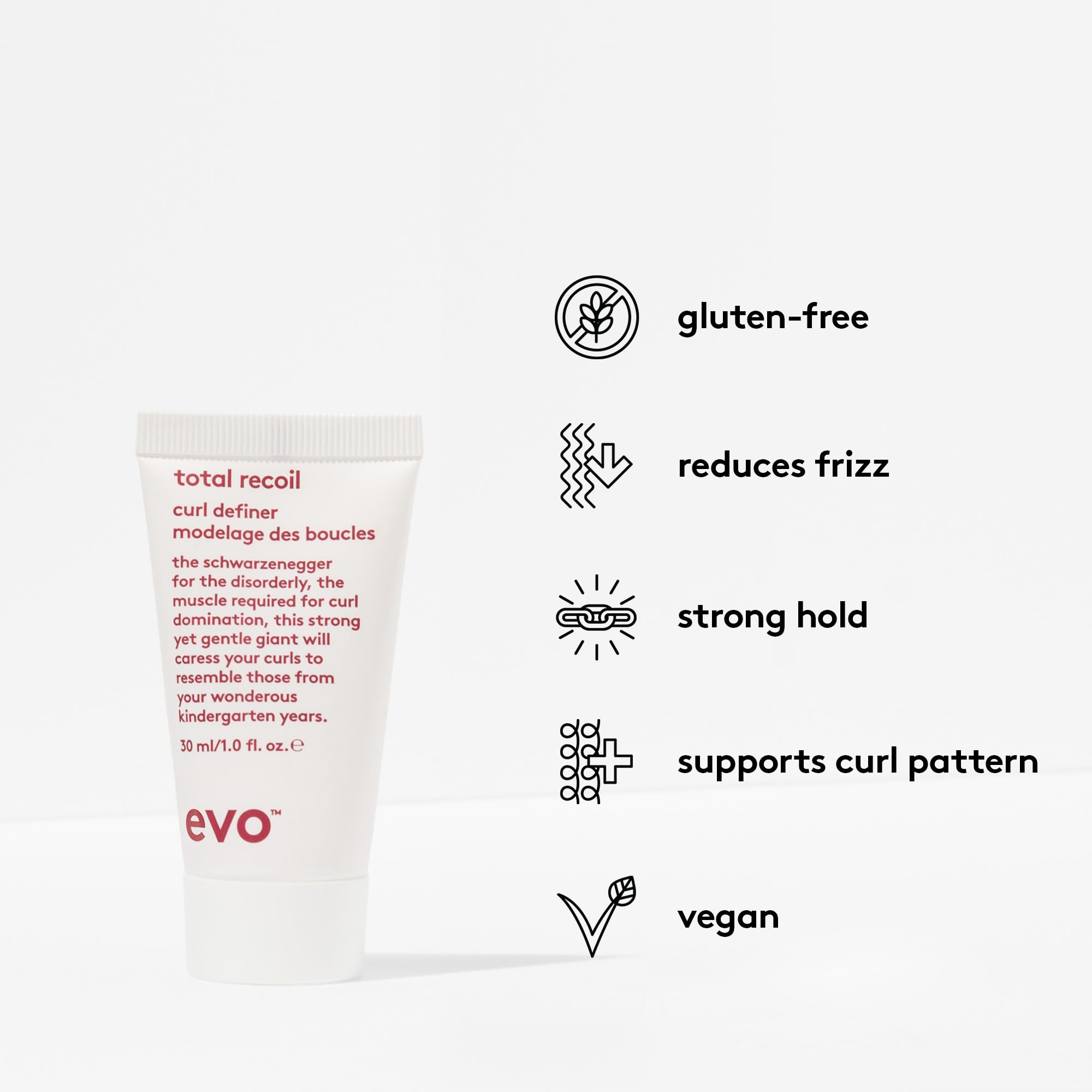 EVO Total Recoil sans frisottis pour un fini lisse.