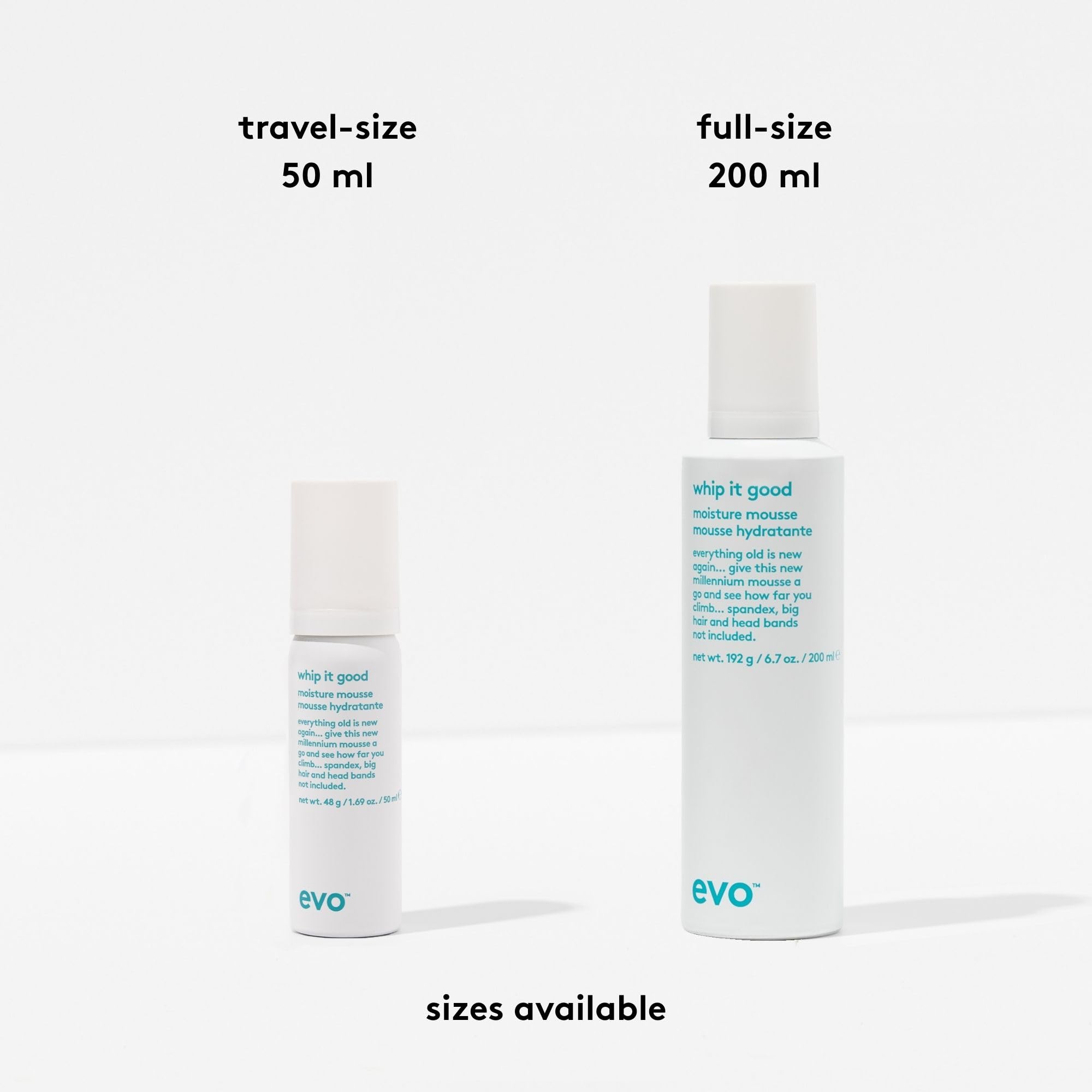 Conditionnement pratique de 200 ml pour usage quotidien avec EVO.