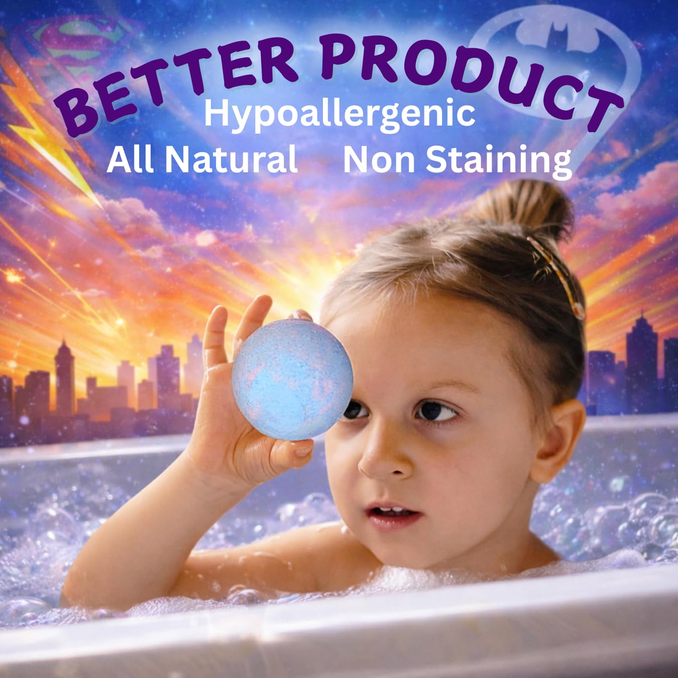 ÉvolutionUSA boules bain parfum-barbe-a-papa — parfum sucré apprécié par les enfants