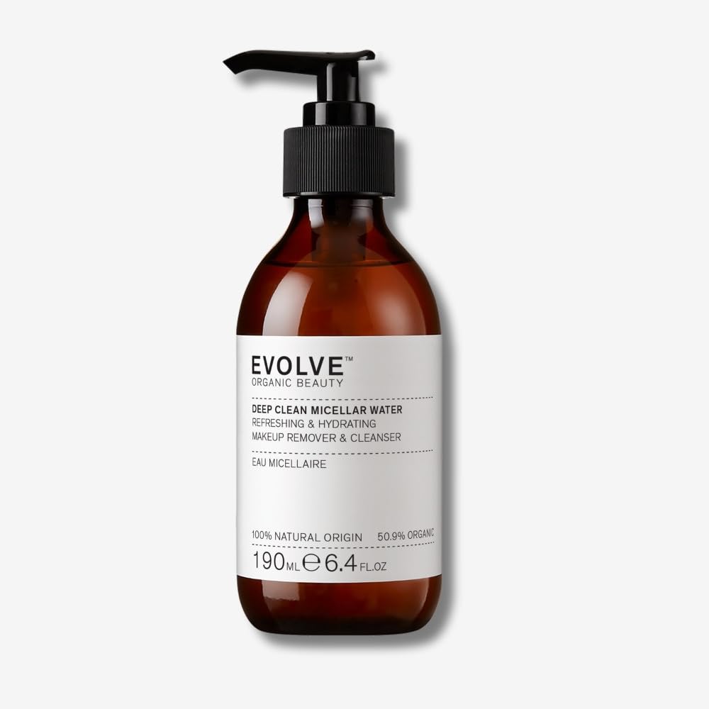 Evolve Organic Beauty – Logo végan et cruelty-free, formulation respectueuse.