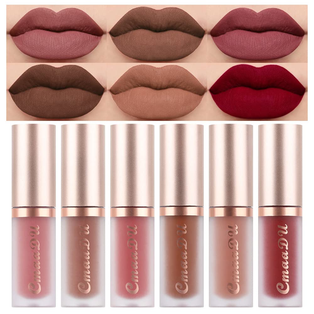 evpct 6pc set couleurs mat – palette pour tous les carnations et looks variés