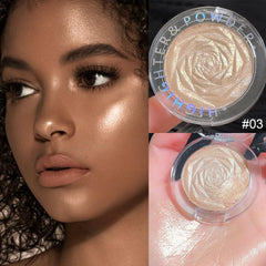 evpct joues illuminateur palette champagne or met en valeur les pommettes avec lumière.