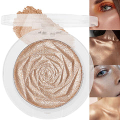 evpct visuel illuminateur visage palette champagne or offre un éclat durable sur le visage.