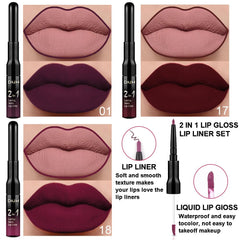 evpct crayon contour lèvres mat précision nette et fini homogène