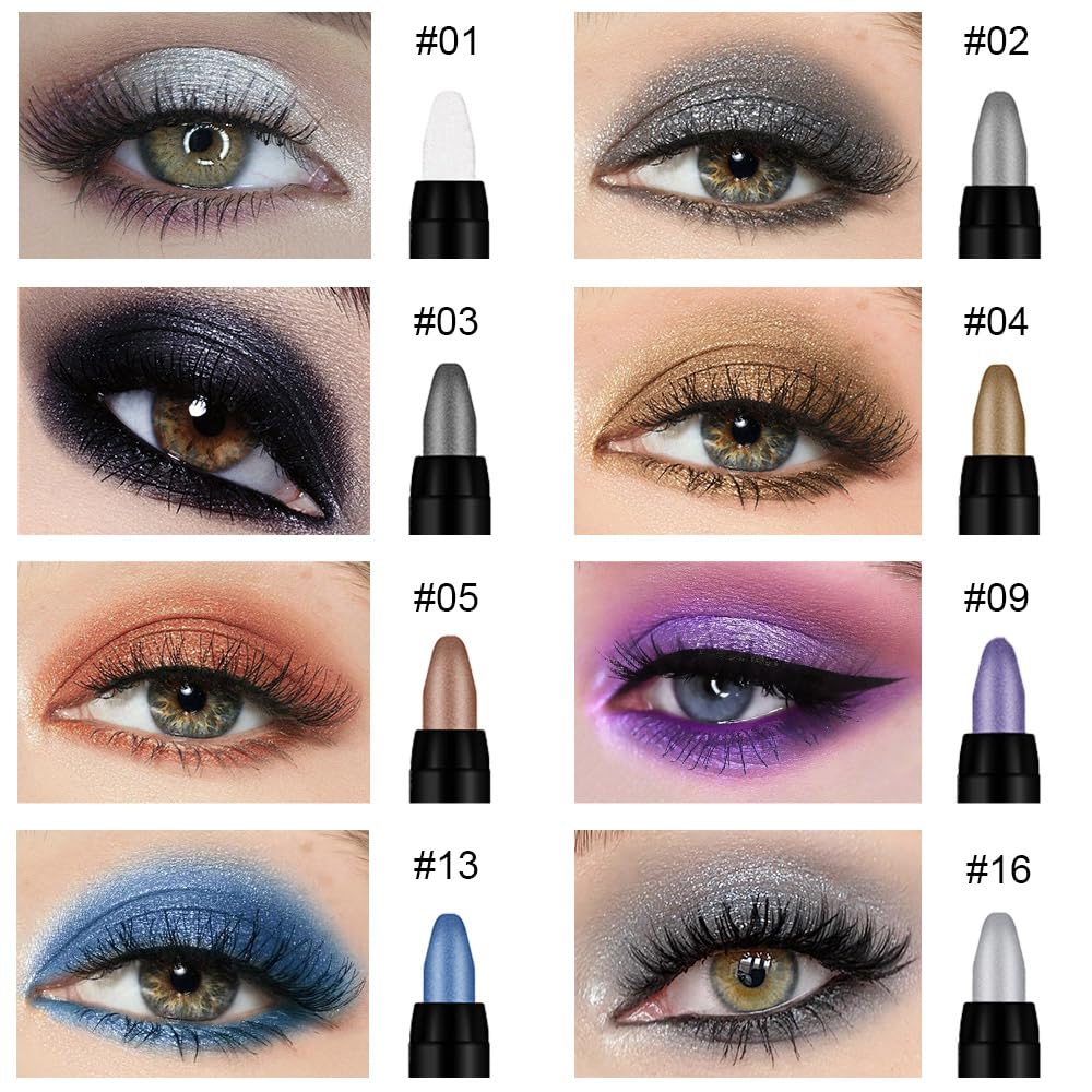 Crayon yeux evpct ombre gris brillant offre une finition fumée élégante