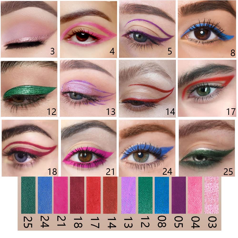 evpct crayons 4-en-1 pour yeux lèvres et sourcils