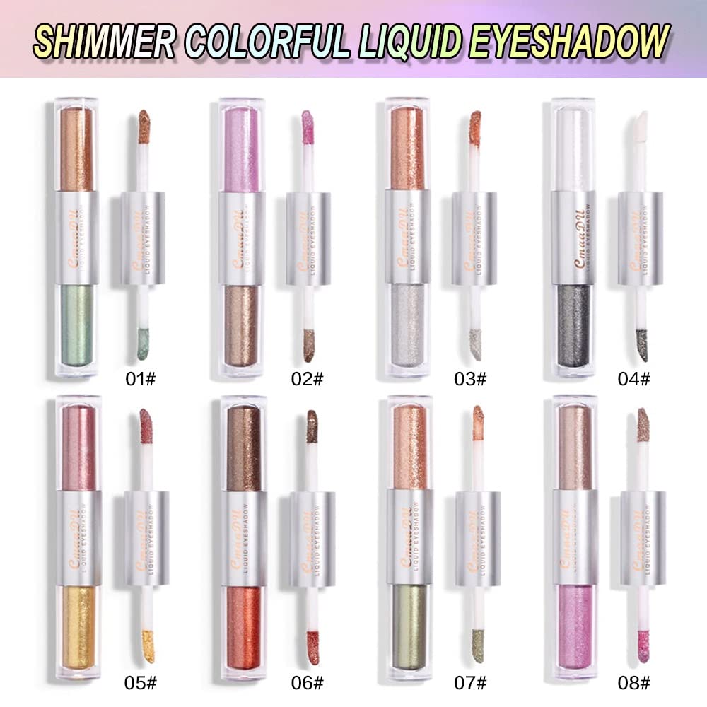 Delineateur liquide pailleté Evpct pour lignes colorées et nettes.