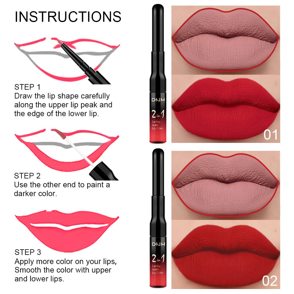 evpct duo crayon et rouge: contour précis et remplissage uniforme