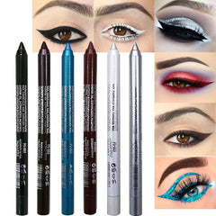 evpct ensemble 6 crayons eyeliner blanc mat, précision nette et tenue longue durée