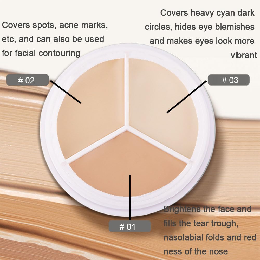 Ensemble correcteur et contour evpct pour sculpter les traits du visage.