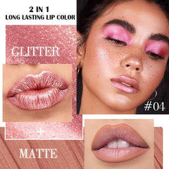 evpct ensemble maquillage 2 en 1 rose doré: application simple.